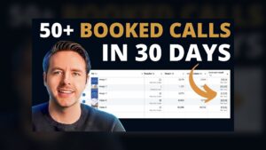 Life settlement Facebook ads case study thumbnail showing 50 plus booked calls in 30 days